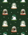 Bamboo Lounge Set - Holiday Snowglobes