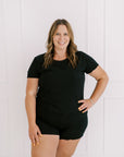 Ladies Bamboo Frilly Pyjama Set