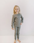 Organic Cotton Ribbed Lounge Set