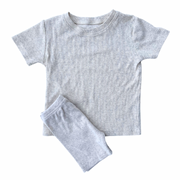 Shorts and Tee Set in Oatmeal