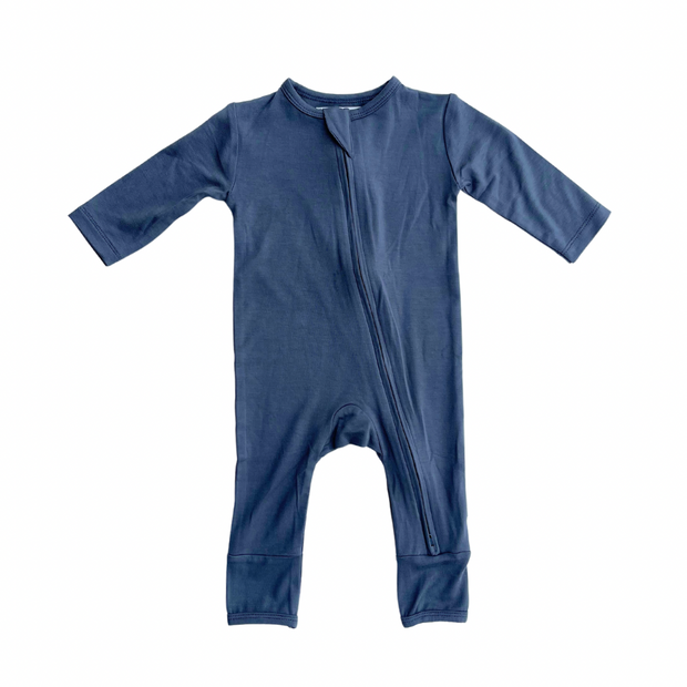 Bamboo Romper in Slate Grey