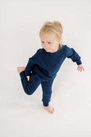 Kids' Fleece Jogger in Navy