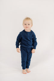 Kids' Fleece Jogger in Navy