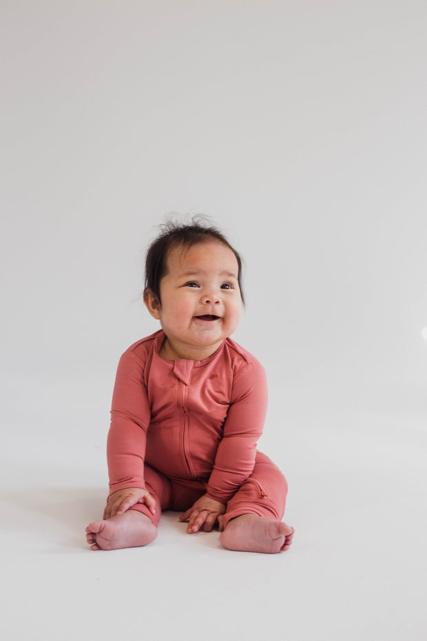 Bamboo Romper in Watermelon