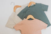 Shorts and Tee Set in Oatmeal