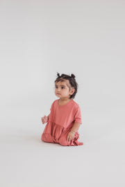 Charlotte Tiered Dress in Watermelon