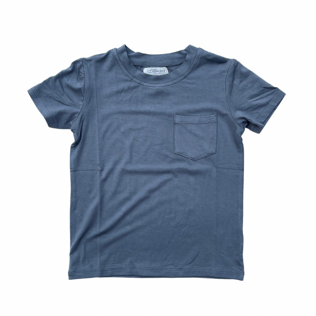 Pocket Tee in Slate Grey