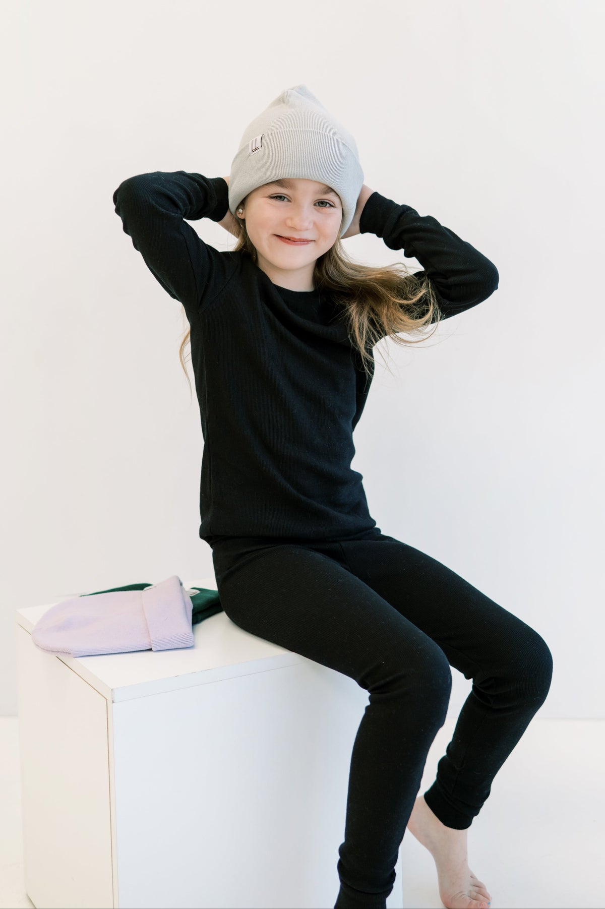 Cotton Rib Knit Toques