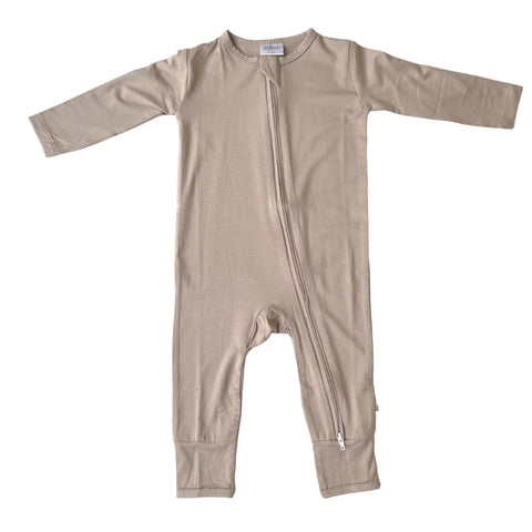 Bamboo Romper in Beige