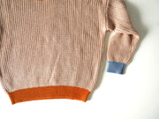 Colour Block Oversized Knit Sweater | Adobe
