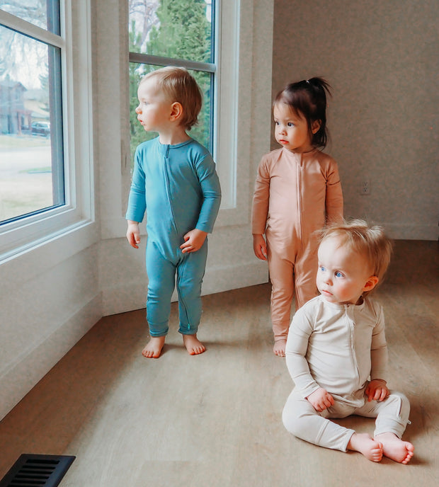 Bamboo Romper in Blush
