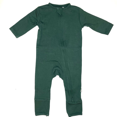 Bamboo Romper in Emerald
