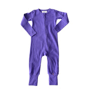 Organic Cotton Romper in Periwinkle